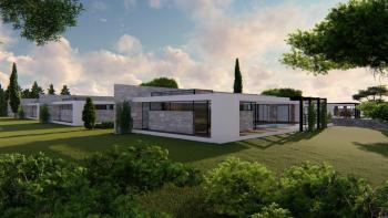 Project with permits for 8 villas in Vodnjan area and construction started 
