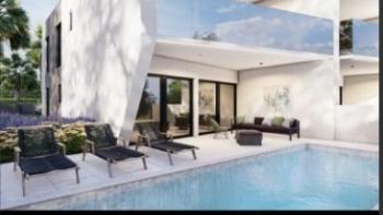 Luxurious semi-detached villetta with pool in Jadranovo, for sale 