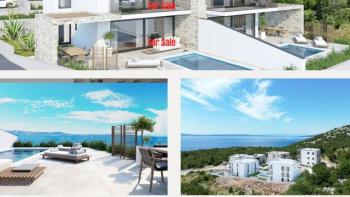 Wunderschöne Wohnung mit 3 Schlafzimmern in einem Komplex mit Gemeinschaftspool 60 m vom Meer in einem Neubau, zu verkaufen 