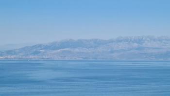 Unfinished detached house with terraces, parking and sea view in Rogac on Solta island, for sale 