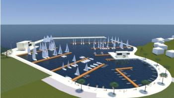 Projet de marina de luxe moderne sur l'île de Rab 