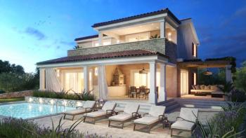 Beautiful family villa with wellness and heated swimming pool on Cres island 