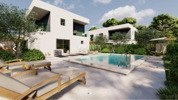 One of several semi-detached new modern villas in Porec area, Antonci village, just 1 km from the sea! 