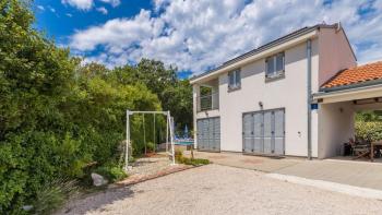 Two semi-detached villas with one pool, Krk 