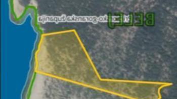 Land plot for sale on Cres island in Belej, right by the sea 