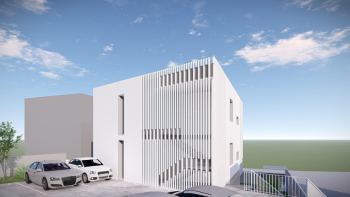 New complex of apartments with sea view in the city of Krk, 200 meters from the sea 