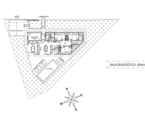 Land with building permit for the construction of 2 villas with paid utilities in Barban area - pic 10