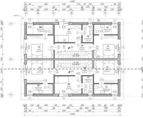 Négy duplex villetta Medulinban, csak 150 méterre a tengertől - pic 6
