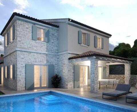 Building plot of 3946m2 on Krk island, with project of 7 villas with pools, valid building permit! - pic 7