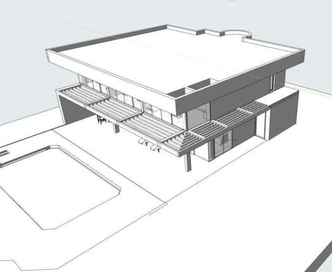Terrain à Rabac, Labin, avec permis de construire pour les deux villas de luxe - pic 5