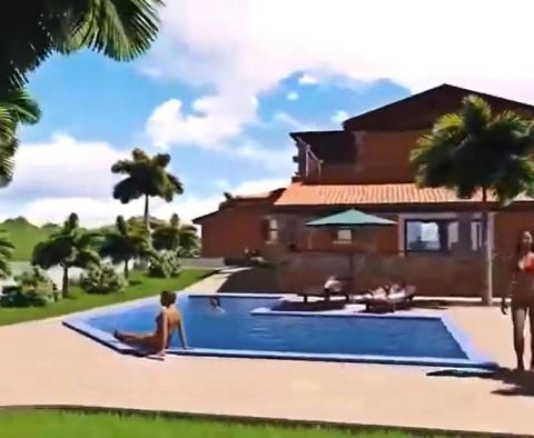 Három építési engedéllyel rendelkező villa Svetvinčenatban - csomagértékesítés lehetséges - pic 4