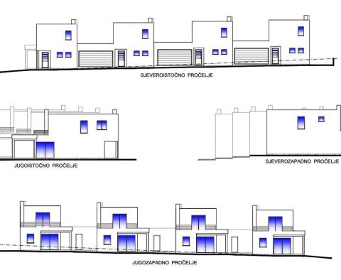 Trois villas similaires avec garages dans le quartier de Labin - pic 9