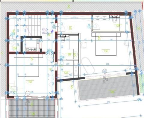 Fantastická moderní vila s bazénem a výtahem na 1. linii k moři v Mimice, Omišská riviéra - pic 9