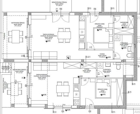 Квартира на верхнем этаже на 1-й линии моря в Муртере - фото 11