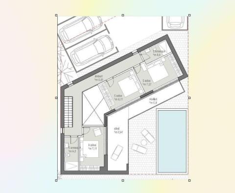 Nově postavená luxusní vila v Privlaka 100 metrů od moře - pic 42