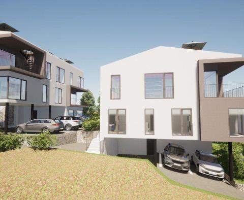 Triplex-Wohnung von 137 m2, 3 Schlafzimmer, Dachterrasse, Neubau in der Nähe von Opatija, Aussicht - foto 5