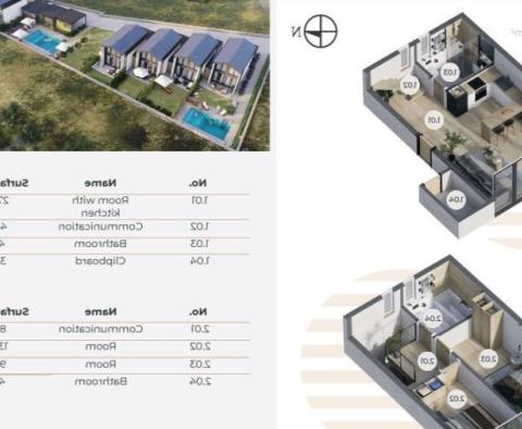 Fantastický nový komplex 8 villet v oblasti Zadaru - pic 22