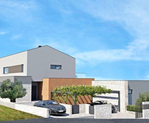 Terrain avec permis et projet attractif dans la région de Labin-Rabac, à vendre - pic 6