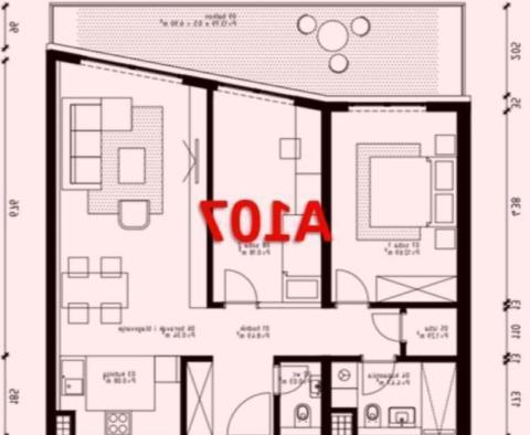 Luxusní byt 75m2, novostavba 800m od moře v Poreči, na prodej - pic 11