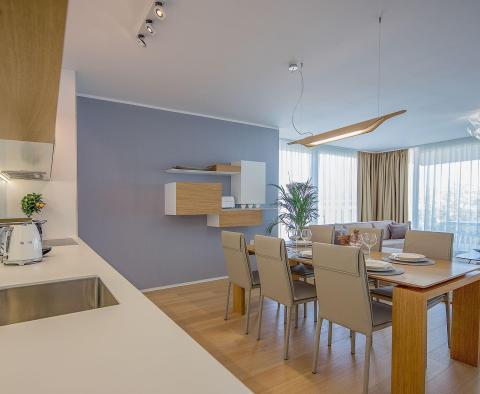 Luxurious apartment in a new building with a pool, view, 150m from the sea in Opatija, for sale - pic 10