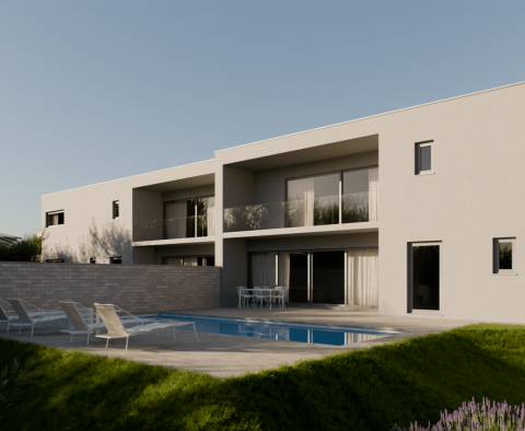 Dvojdům moderního designu s bazénem 40m2 na ostrově Krk na prodej - pic 6
