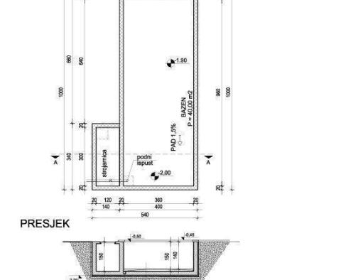 Dvojdům moderního designu s bazénem 40m2 na ostrově Krk na prodej - pic 27