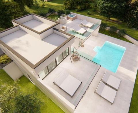 Kiváló új villa medencével RohBau fázisban - privát helyen kerttel 2700m2, eladó - pic 8