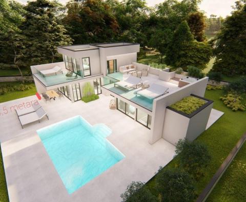 Kiváló új villa medencével RohBau fázisban - privát helyen kerttel 2700m2, eladó - pic 9