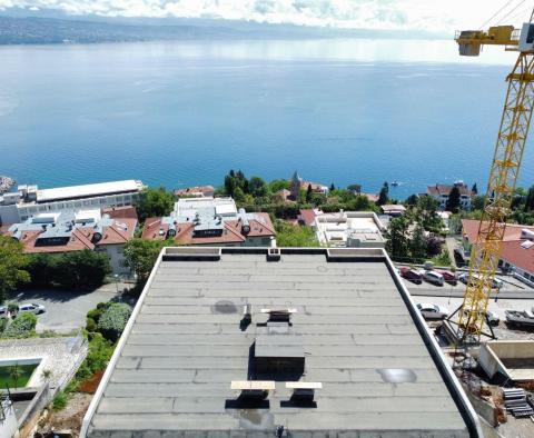 Modern apartmanok egy új épületben Opatija központja felett, 250 méterre a tengertől, eladók - pic 4