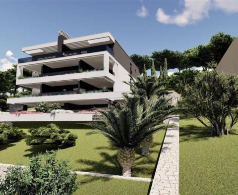 Modern apartmanok egy új épületben Opatija központja felett, 250 méterre a tengertől, eladók - pic 13