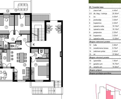 New lux apartment in Podstrana, Split, for sale - pic 3