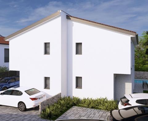 Semi-detached villa in Malinska with pool, for sale - pic 2