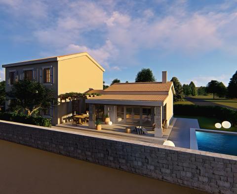 Villa neuve avec piscine à 800 m de la mer à Novigrad, Istrie, à vendre - pic 6
