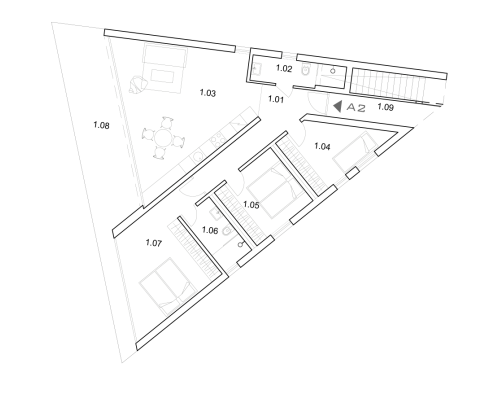 Nový komplex apartmánů v Kalebova Luka, oblast Rogoznica, 50 m od moře, na prodej - pic 22