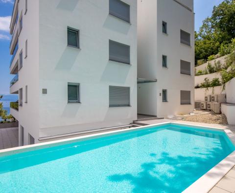 Exclusive apartment in a new building in Opatija with sea view, shared pool, garage, for sale - pic 8
