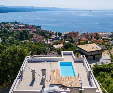 Exclusive apartment in a new building in Opatija with sea view, shared pool, garage, for sale - pic 19