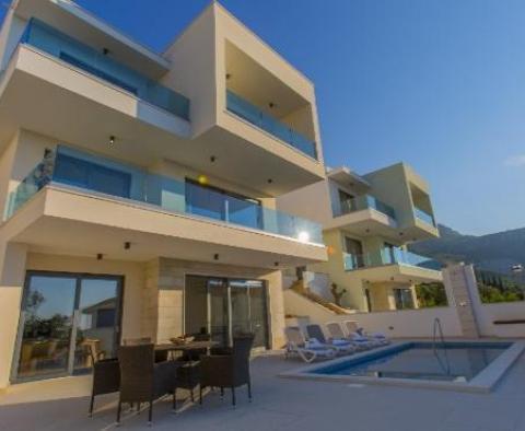 Four super-modern villas with swimming pools on Makarska riviera with panoramic sea view - pic 3