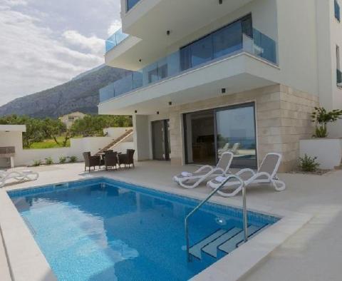 Four super-modern villas with swimming pools on Makarska riviera with panoramic sea view - pic 9