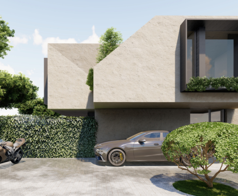 Terrain avec permis de construire pour une maison jumelée avec piscine dans la région de Labin, à vendre - pic 3