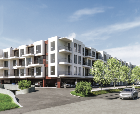 Wysokiej jakości nowe mieszkanie z 2 sypialniami i balkonem w Umagu, 700 m od morza, na sprzedaż - pic 19