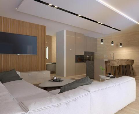 Grand penthouse medencével egy butik komplexumban 70 méterre a tengertől Diklóban, Zadarban, eladó - pic 11