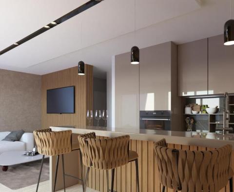 Grand penthouse medencével egy butik komplexumban 70 méterre a tengertől Diklóban, Zadarban, eladó - pic 13
