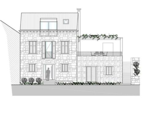 Ancienne maison en pierre en première ligne de mer avec grand terrain et projet de rénovation à Korčula, à vendre - pic 8