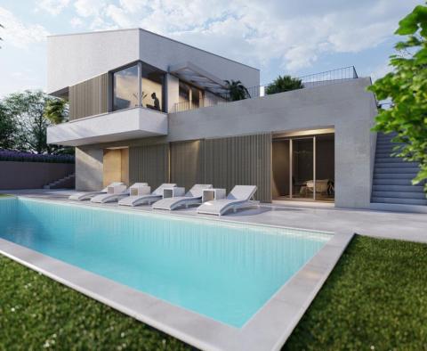 Neue Villen innerhalb eines 5 ***** Komplexes in Malinska, 1 km vom Meer entfernt, zu verkaufen - foto 13
