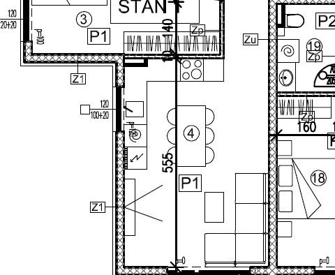 Appartement de deux chambres avec jardin à Ciovo, nouveau complexe, à vendre - pic 13