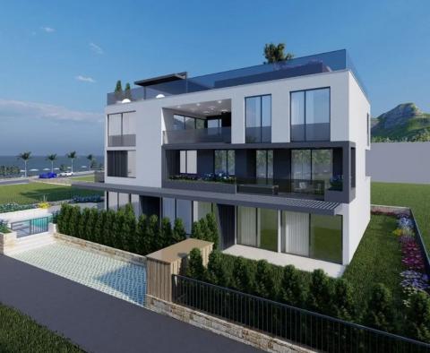 Complexe haut de gamme en bord de mer avec piscine et garage souterrain dans la région de Zadar, à vendre - pic 20