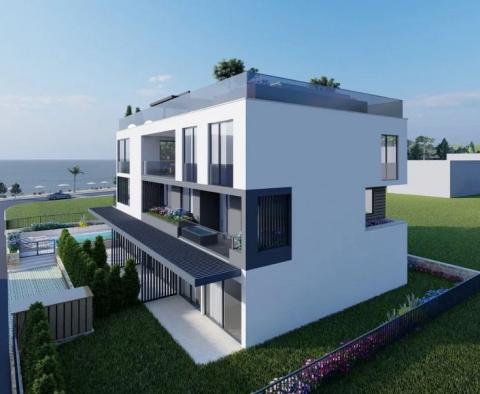 Complexe haut de gamme en bord de mer avec piscine et garage souterrain dans la région de Zadar, à vendre - pic 21