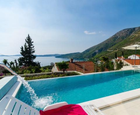 Lenyűgöző villa tengerre néző kilátással Dubrovnik közeli külvárosában! 