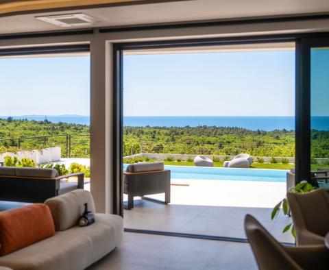 Luxus új villa tengerre néző kilátással a Labin környékén, eladó - pic 24