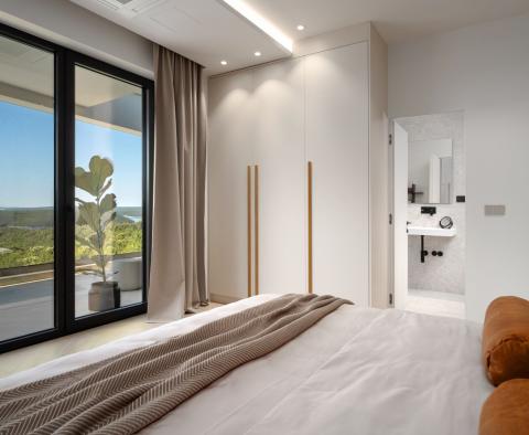 Luxus új villa tengerre néző kilátással a Labin környékén, eladó - pic 68